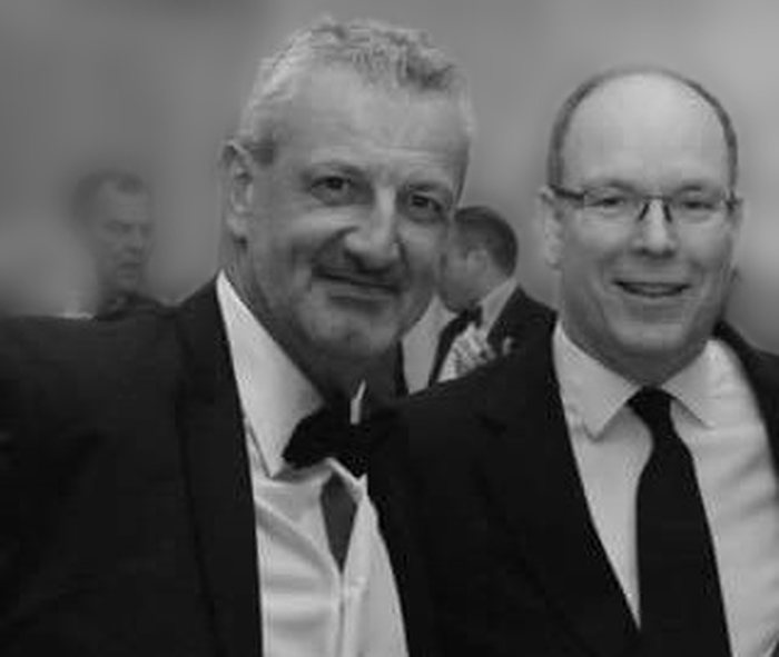 Jean-Paul Rosette avec S.A.S. le Prince Albert II de Monaco