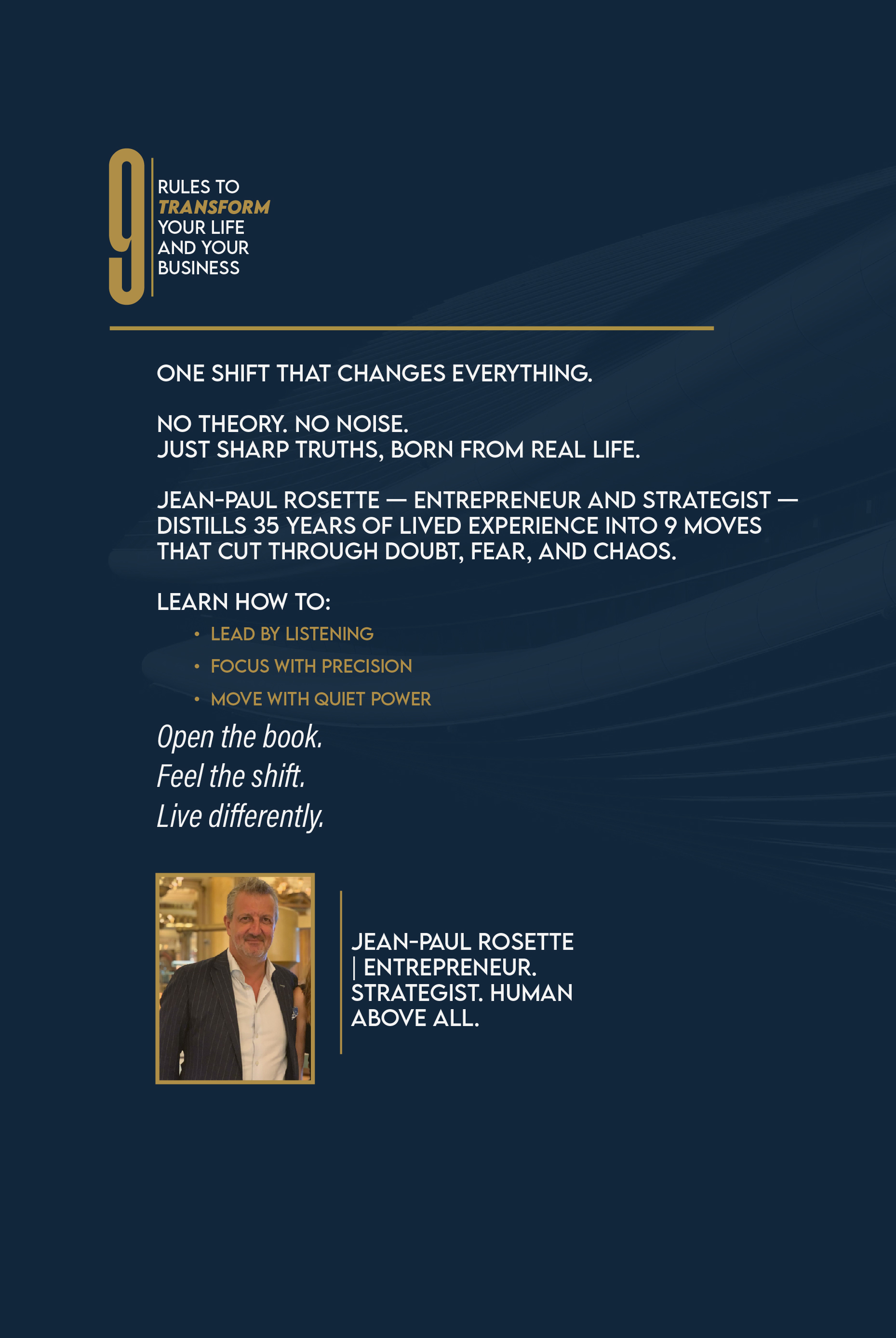 Straight to the Soul — Back Cover — Jean-Paul Rosette