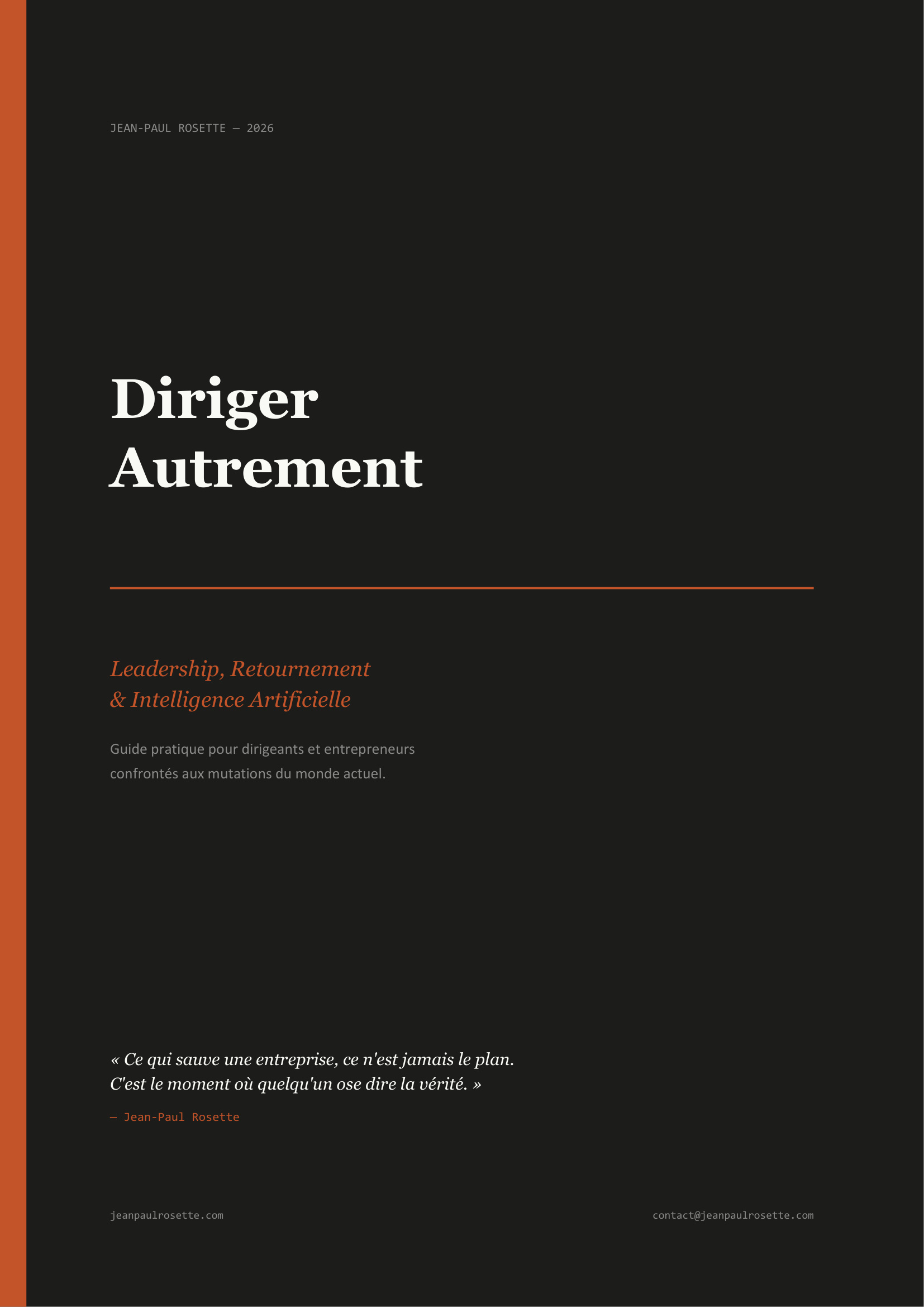 Diriger Autrement — Guide Pratique — Jean-Paul Rosette