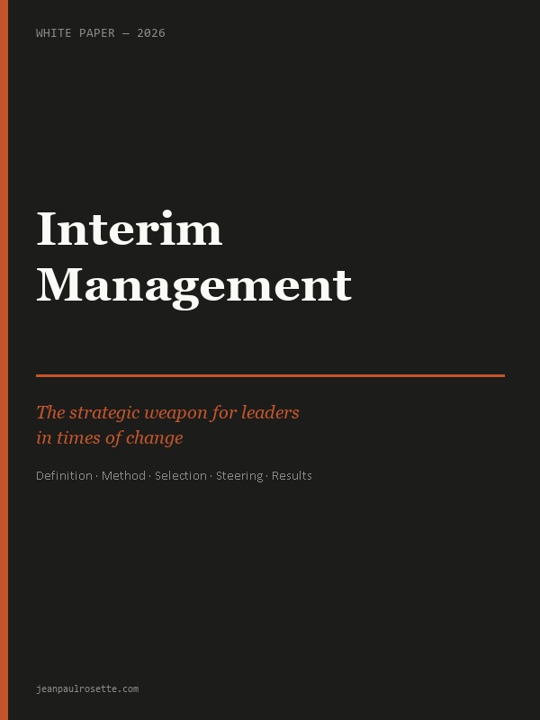 Interim Management — Jean-Paul Rosette
