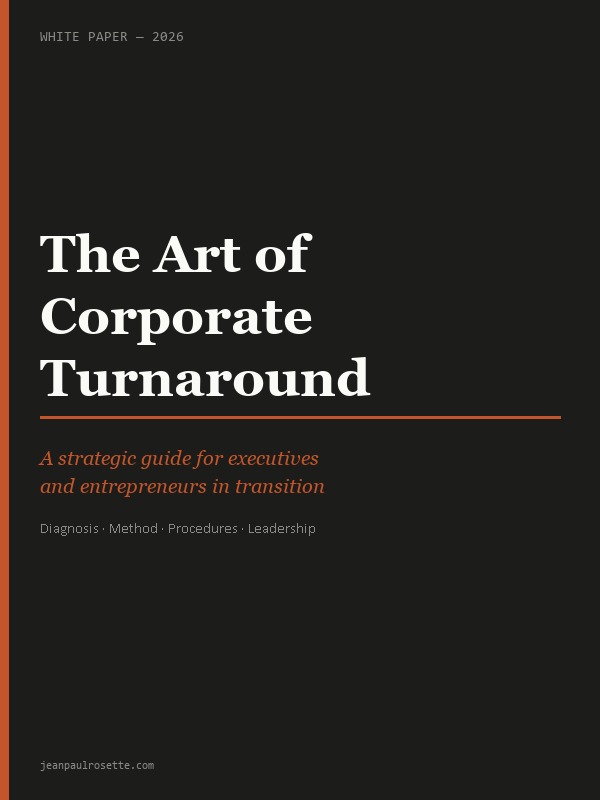 The Art of Corporate Turnaround — Jean-Paul Rosette