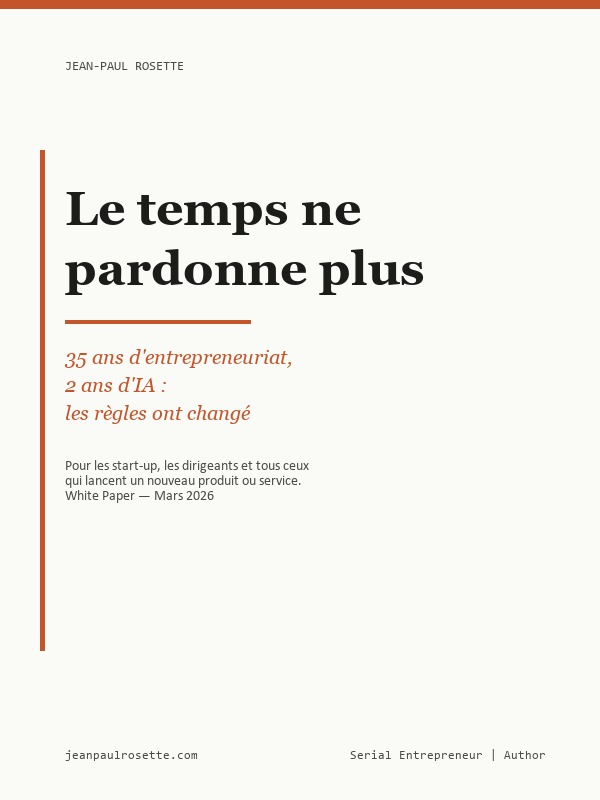 Le temps ne pardonne plus — Jean-Paul Rosette